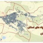 شیپ فایل چاه های استان تهران