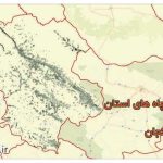 شیپ فایل چاه های استان زنجان