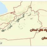 شیپ فایل چاه های استان سمنان