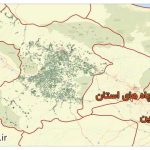 شیپ فایل چاه های استان قزوین