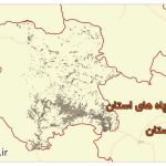 شیپ فایل چاه های استان کردستان