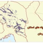 شیپ فایل چاه های استان کرمان