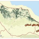 شیپ فایل چاه های استان گیلان