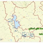 شیپ فایل چشمه های استان آذربایجان غربی
