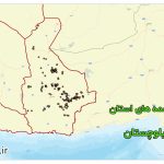 شیپ فایل چشمه های استان سیستان و بلوچستان