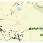 شیپ فایل چشمه های استان قم