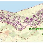 شیپ فایل چشمه های استان مازندران