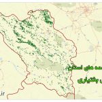 شیپ فایل چشمه های استان چهارمحال و بختیاری